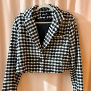 White Birch Black label crop jacket